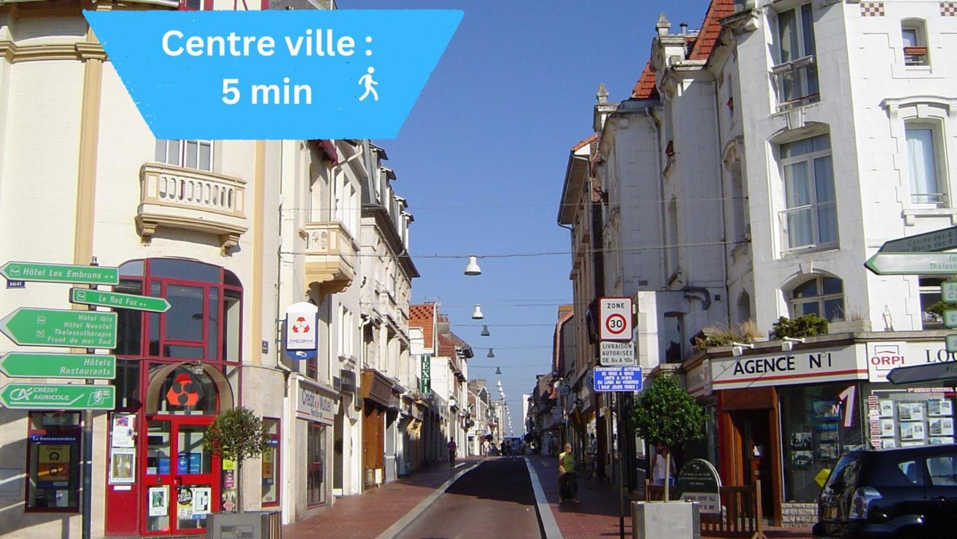 Joli Studio Plein Centre Proche Plage Avec Wi-Fi Le Touquet Buitenkant foto